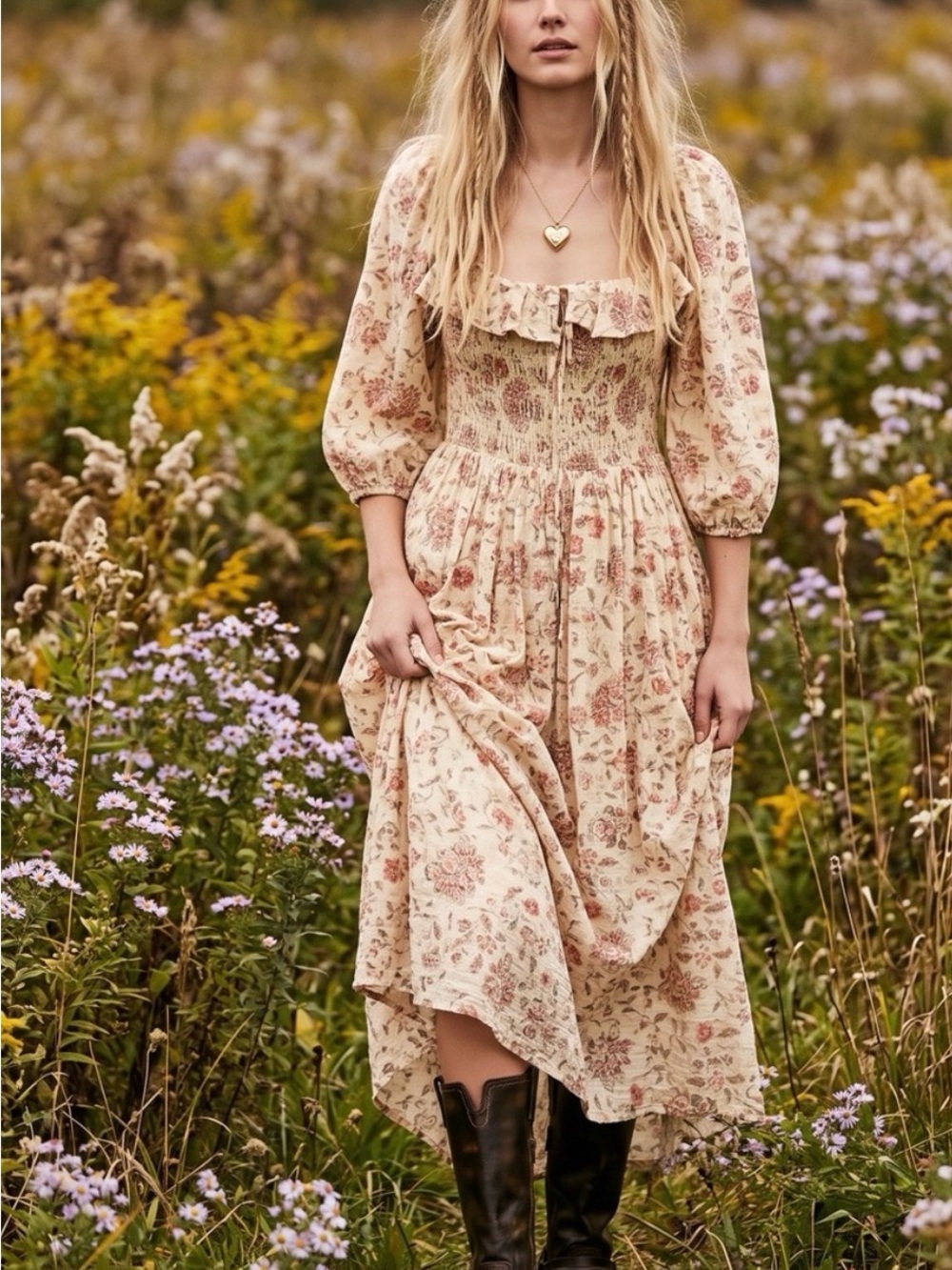 FREE PEOPLE Floral Dress